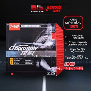 Mặt vợt bóng bàn gai công dhs dragonow - có lót tăng tốc độ - chính hãng