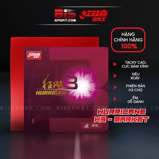 Mặt vợt bóng bàn dhs hurricane h3 market mặt tàu - hàng chính hãng