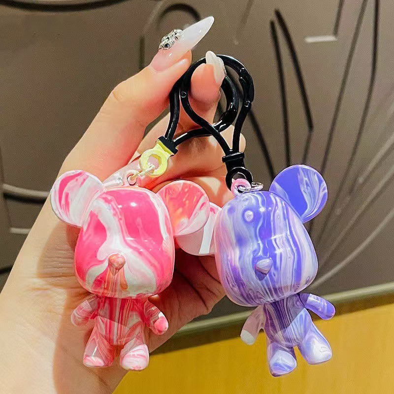 Móc khóa Bearbrick tô màu sáng tạo