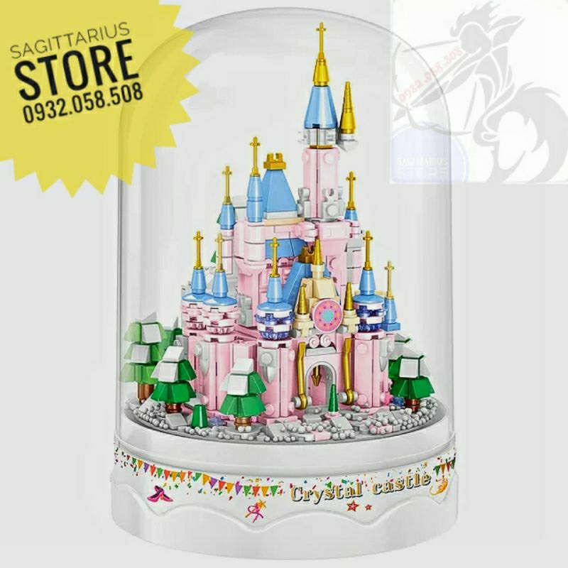 Bộ Xếp Hình NanoBlock 01043 Lắp Ráp Lâu Đài Music Box