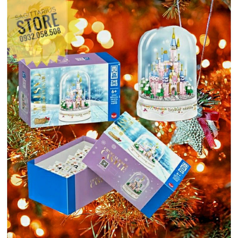 Bộ Xếp Hình NanoBlock 01043 Lắp Ráp Lâu Đài Music Box