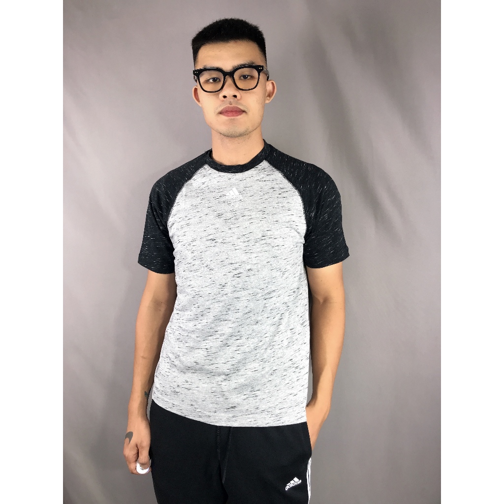 Áo Phông Adidas Nam Chính Hãng - ESSENTIALS MÉLANGE RAGLAN TEE - HE1796