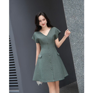Olv - đầm esme button dress