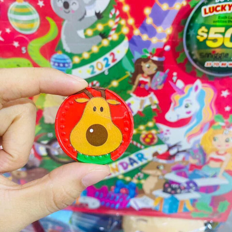 Túi lưới chocolate đồng xu noel hàng úc