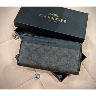Ví COACH Accordion Wallet cầm tay, Ví Coach dáng dài nhiều ngăn đựng cao cấp