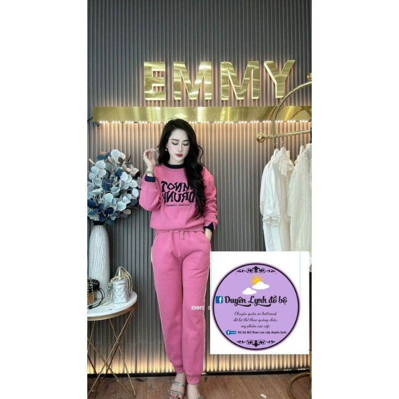 Bộ nỉ thể thao lót bông quảng châu lót lông