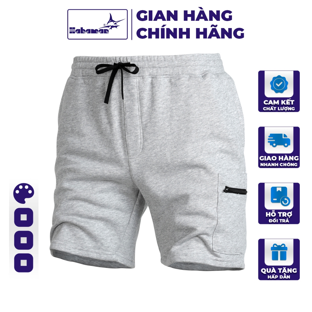 Quần short nỉ nam túi hộp cao cấp cotton nhiều màu pious QNTH1369