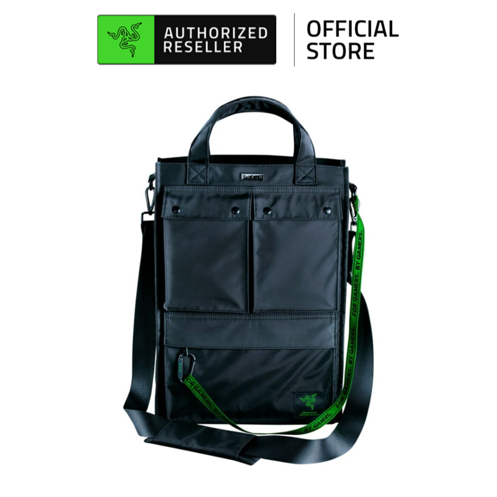 Túi Xách - Túi Đeo Chéo Razer Xanthus Tote Bag | Phù Hợp Laptop 16 inch | Dây Đai Đàn Hồi | Bề Mặt Chống Thấm | Nylon
