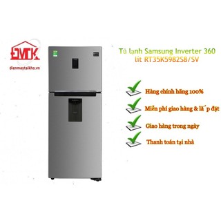 Tủ lạnh samsung inverter 360 lít rt35k5982s8/sv