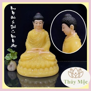 Tượng phật bổn sư thích ca mâu ni bằng đá cao 30cm