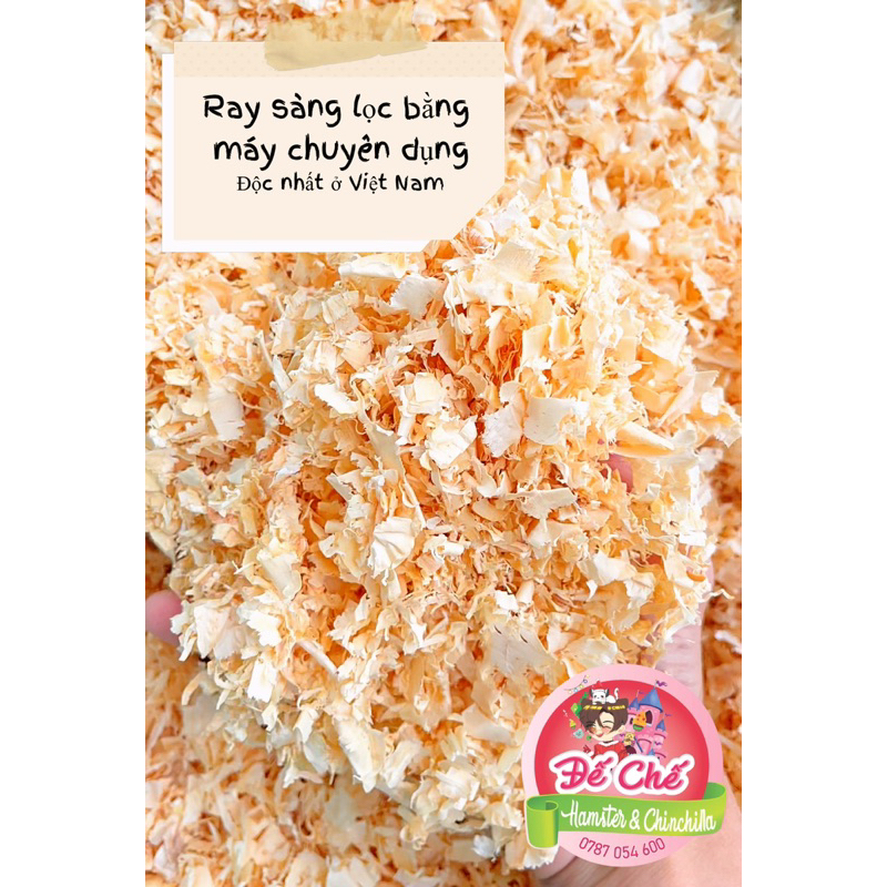 Mùn cưa lót chuồng siêu sạch bụi cho Hamster