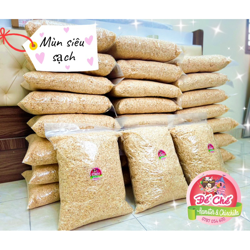 Mùn cưa lót chuồng siêu sạch bụi cho Hamster