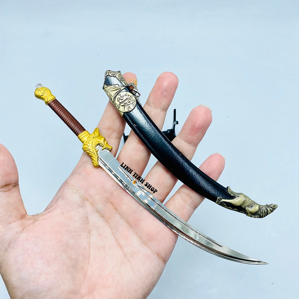 Mô hình Liên Thành Quyết 1989 Huyết Đao lão tổ Huyết đao full hợp kim 22cm