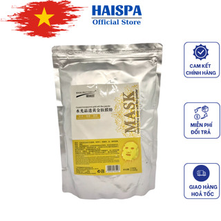 Mặt nạ colagen vàng 24K, bộ mặt nạ dẻo đắp mặt nạ trắng da mịn da - Haispa