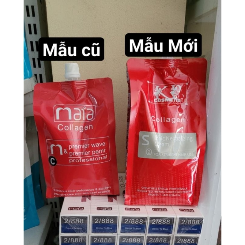 Dập Uốn ,Ép Maia Collagen 1000ml cho Salon chuyên nghiệp