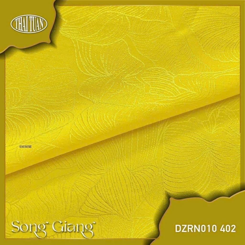 Vải Áo Dài Thái Tuấn - Vải Gấm Thái Tuấn - Vải Gấm Song Giang Mới (Khổ 1m15 dài 2m3)
