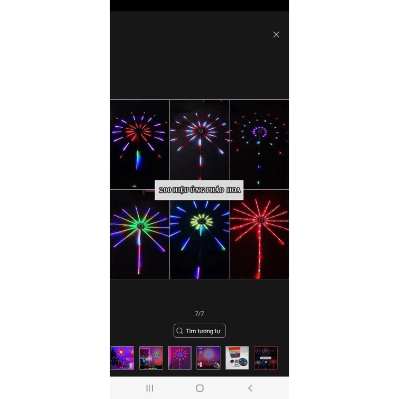 ĐÈN LED PHÁO HOA DÁN TƯỜNG  213 KIỂU NHÁY CÓ ĐIỀU KHIỂN TỪ XA