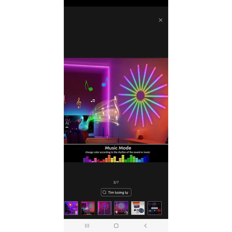 ĐÈN LED PHÁO HOA DÁN TƯỜNG  213 KIỂU NHÁY CÓ ĐIỀU KHIỂN TỪ XA