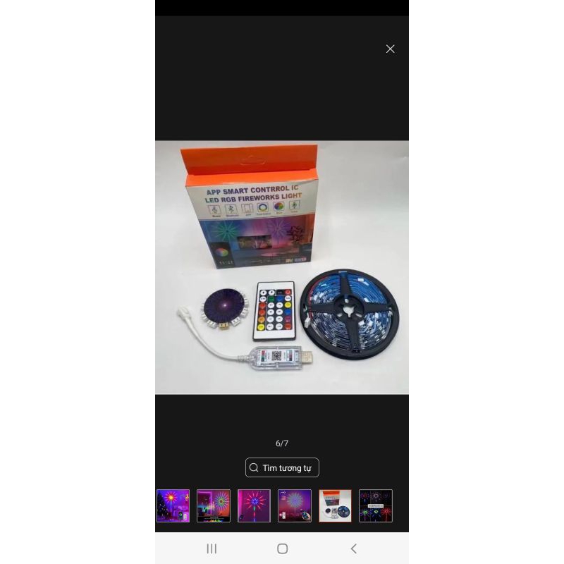 ĐÈN LED PHÁO HOA DÁN TƯỜNG  213 KIỂU NHÁY CÓ ĐIỀU KHIỂN TỪ XA