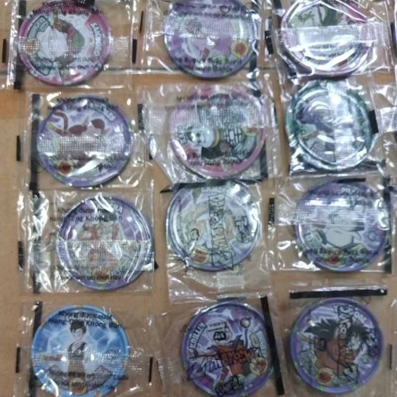 Thẻ tròn Dragon ball Toonies mùa đánh thức rồng thần