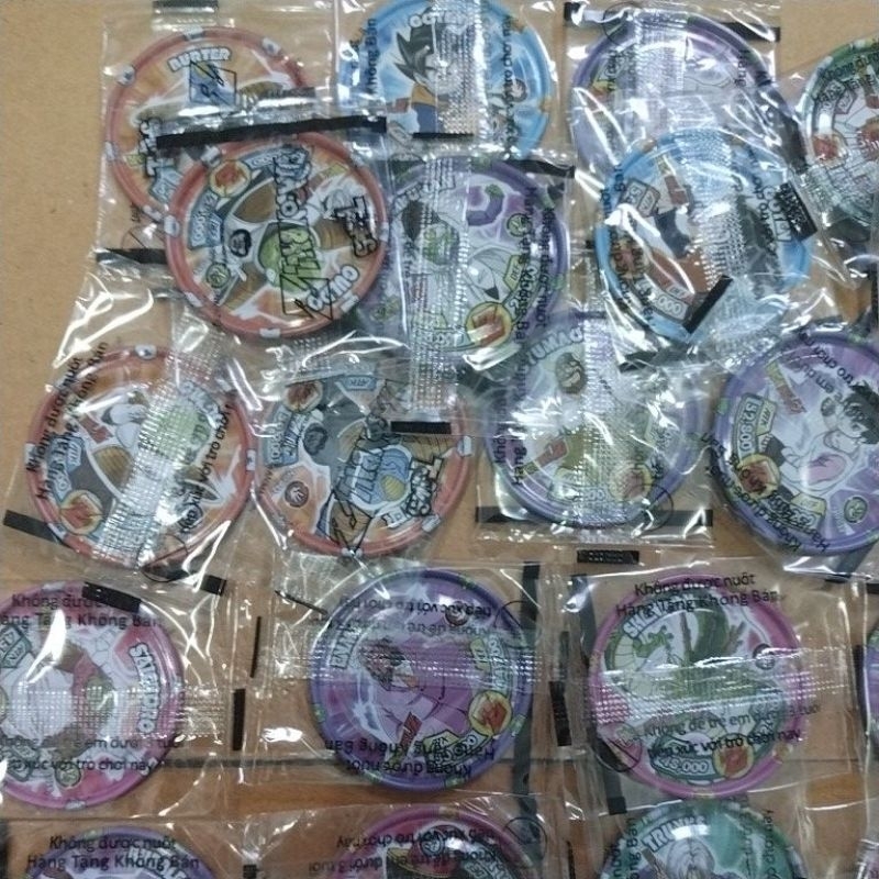 Thẻ tròn Dragon ball Toonies mùa đánh thức rồng thần
