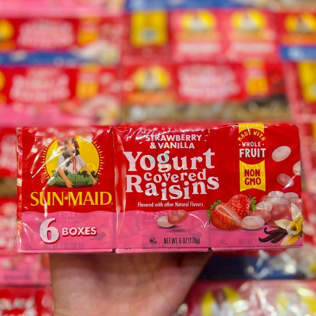 Raisin Sun- Maid Yogurt Covered 6 Boxes 170G