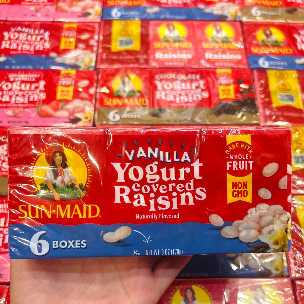 Raisin Sun- Maid Yogurt Covered 6 Boxes 170G