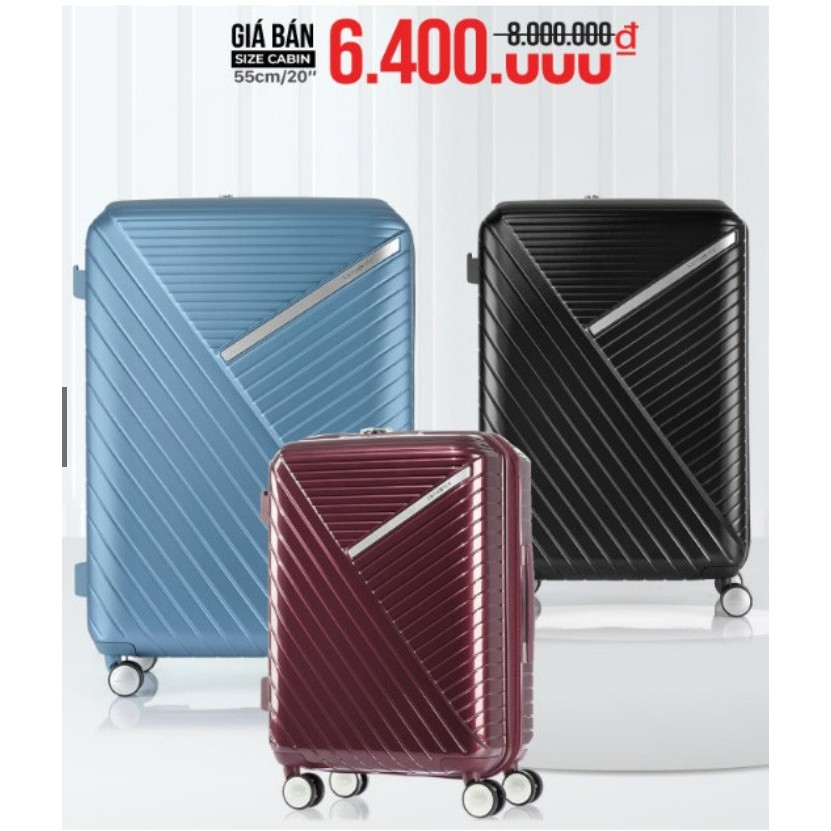 vali samsonite Made in USA ,CHẤT liệu nhựa pp bao bể vở ,bể 1 đền 1 {bảo hành trọn đời}