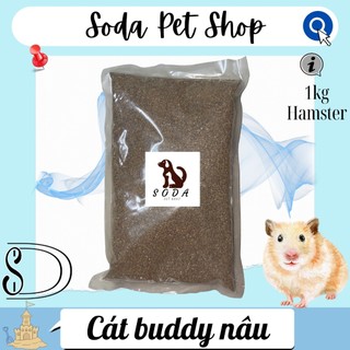 Cát Buddy Nâu 1kg Lót Chuồng Cho Hamster