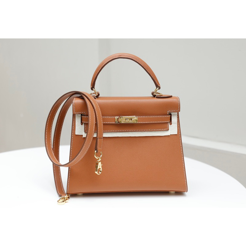 Túi Xách Hermes Kelly Size 25 Trắng Đen Hồng Xanh Nâu Ghi  -  By Anh Dinh Phuong