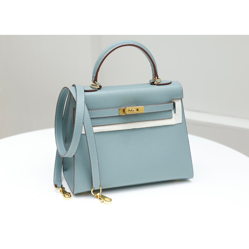 Túi Xách Hermes Kelly Size 25 Trắng Đen Hồng Xanh Nâu Ghi  -  By Anh Dinh Phuong