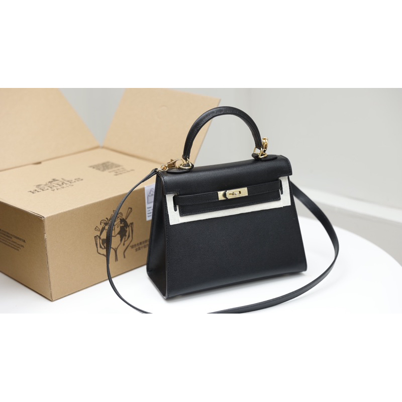 Túi Xách Hermes Kelly Size 25 Trắng Đen Hồng Xanh Nâu Ghi  -  By Anh Dinh Phuong