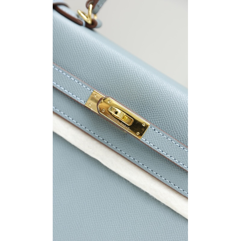 Túi Xách Hermes Kelly Size 25 Trắng Đen Hồng Xanh Nâu Ghi  -  By Anh Dinh Phuong