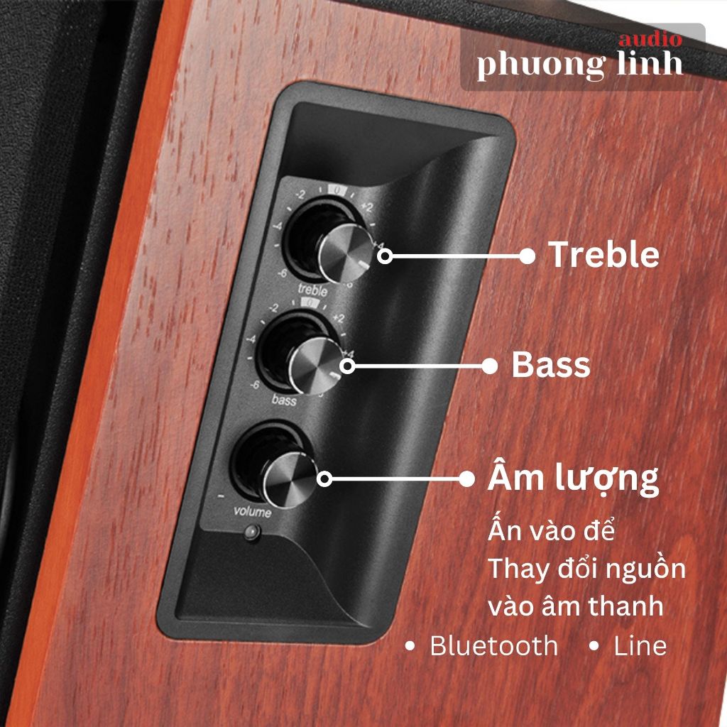 Loa EDIFIER R1700BT Bluetooth 5.1 Aptx HD Máy tính để bàn Công suất 66W, Điều khiển từ xa- Hàng chính hãng | BH 12 tháng