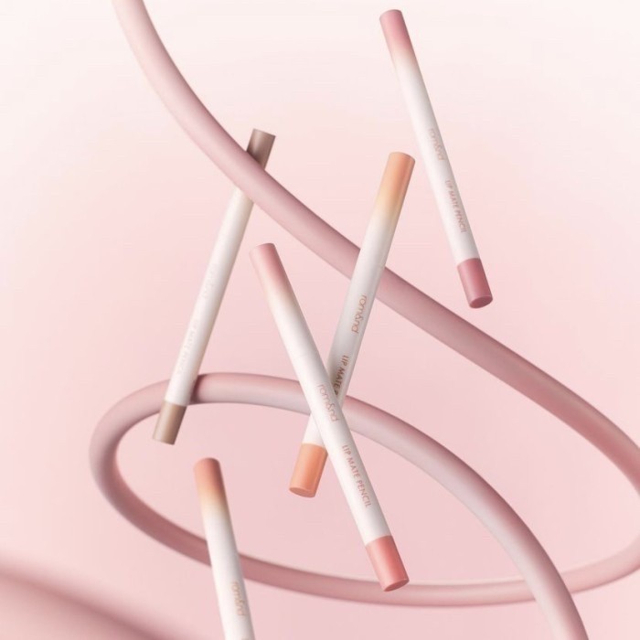 Chì Kẻ Viền Môi Nhung Lì Thiết Kế 2 Đầu Romand Lip Mate Pencil