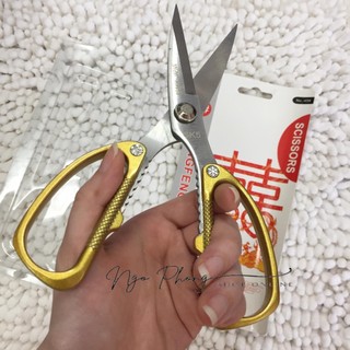 Kéo Vàng SK5 HÀNG NHẬT XỊN - Kéo cắt gà thực phẩm bằng thép không gỉ sắc bén, chắc, bền, đẹp