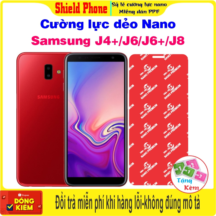 Cường lực dẻo bảo vệ màn hình điện thoại Samsung J4Plus (J4 Plus/ J4+)/J6 (J600)/J6+ (J6Plus/J6 Plus