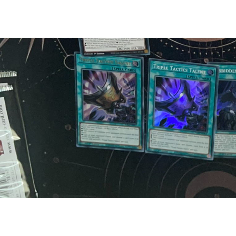 Thẻ bài Yugioh : Triple Tactics Talent - RA01-EN063 - Ultra Rare - Super Rare
