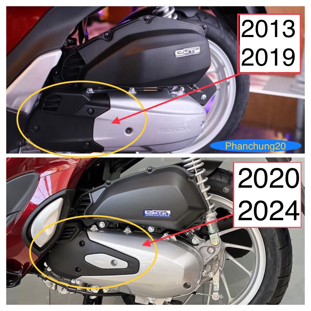 BỘ ỐP PHỤ KIỆN TRANG TRÍ DÙNG CHO ĐỜI XE SHMODE 2013 2014 2015 2016 2017 2018 2019 CACBON