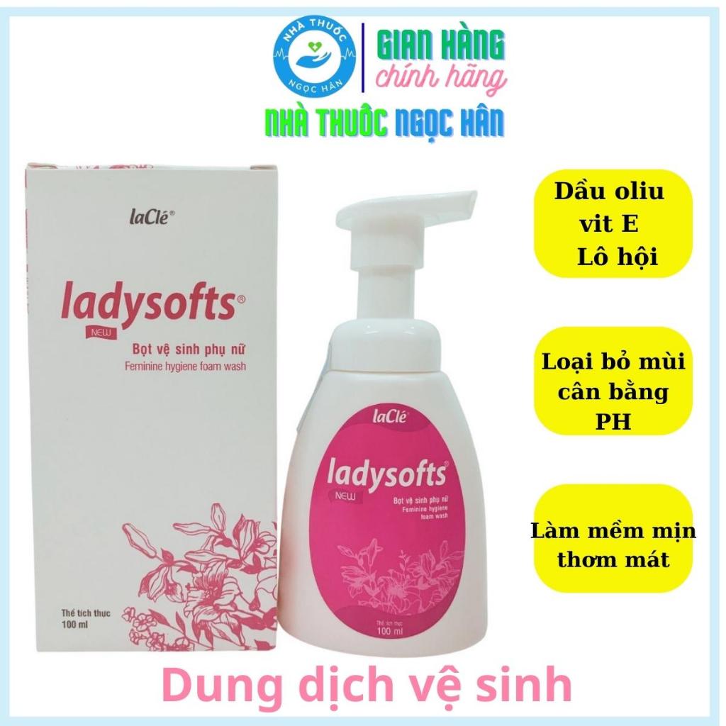 Bọt Vệ Sinh LADYSOFTS Hỗ trợ Làm Sạch Giúp Ngăn Ngừa Nhiễm Nấm Ngứa Chai 500 Ml