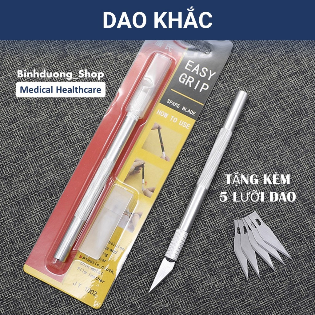 Bộ dao khắc chạm trổ, điêu khắc gỗ, giấy thủ công nghệ thuật