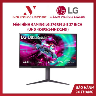 Màn hình gaming lg 27gr93u-b 27 inch - hàng chính hãng