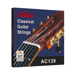 Bộ dây đàn Guitar Classic - Alice AC139 - Titanium Nylon Plain, Silver Plated 85/15 Copper Winding, Anti-Rust Coating