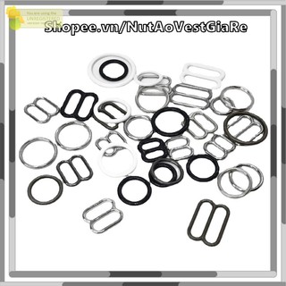 10 chiếc Khoen móc số 9, Số 0, Số kim loại , móc áo ngực, nguồn phụ liệu quần áo