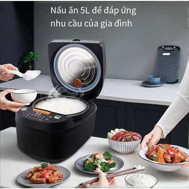 Nồi cơm điện gia dụng 5L/ nồi cơm điện hẹn giờ thông minh/ Nồi Cơm Điện 5L Chống Dính/ giá sỉ/Quà tặng lựa chọn đầu tiên