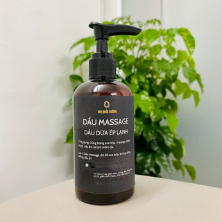 Dầu massage xoa bóp - dừa ép lạnh nguyên chất