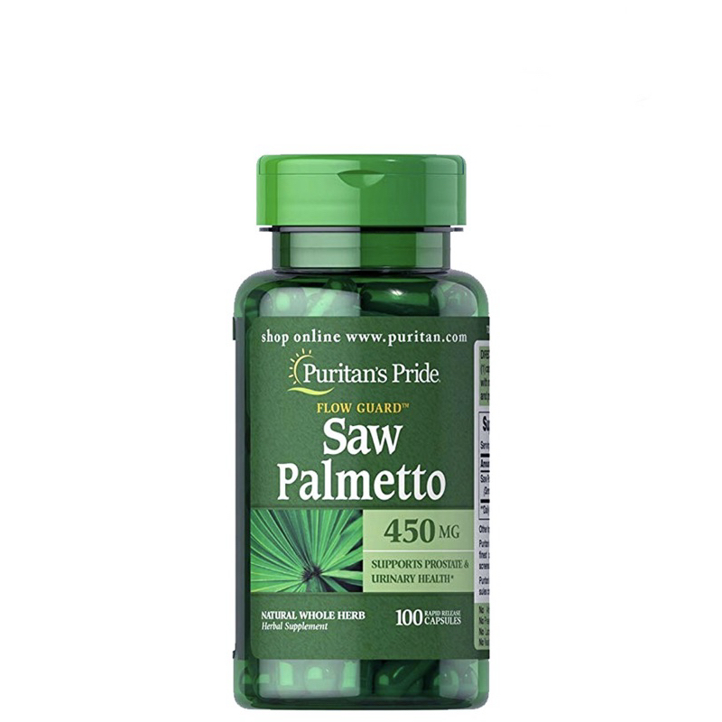Viên uống hỗ trợ tuyến t.iề.n liệt Saw Palmetto 450mg Puritan's Pride