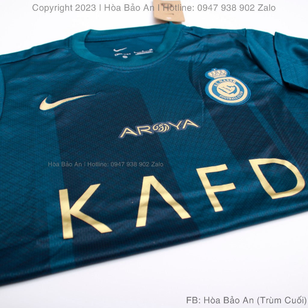 Áo al nassr 2023 2024 - Quần Áo Bóng Đá, Đồ Đá Banh AL NASSR Vàng 2023 2024 Vải Thái Cao Cấp Không Nhăn Không Xù Lông