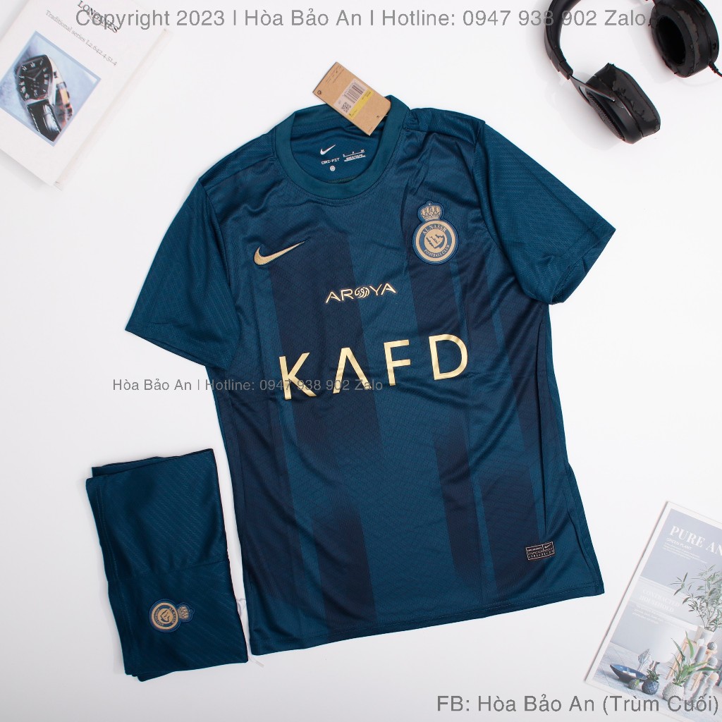 Áo al nassr 2023 2024 - Quần Áo Bóng Đá, Đồ Đá Banh AL NASSR Vàng 2023 2024 Vải Thái Cao Cấp Không Nhăn Không Xù Lông