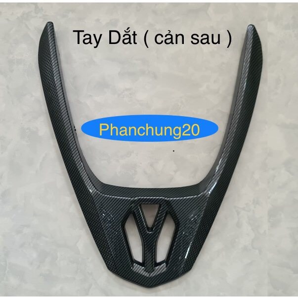 ỐP TAY DẮT SAU  DÙNG CHO ĐỜI XE LEAD 2017-2021 VÀ 2022 2023 2024  CROM / CACBON